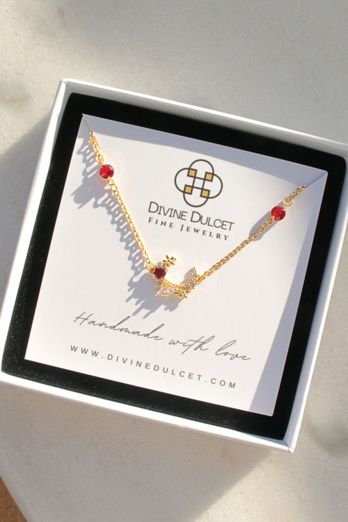 “Fairy Garden” Necklace | 24K