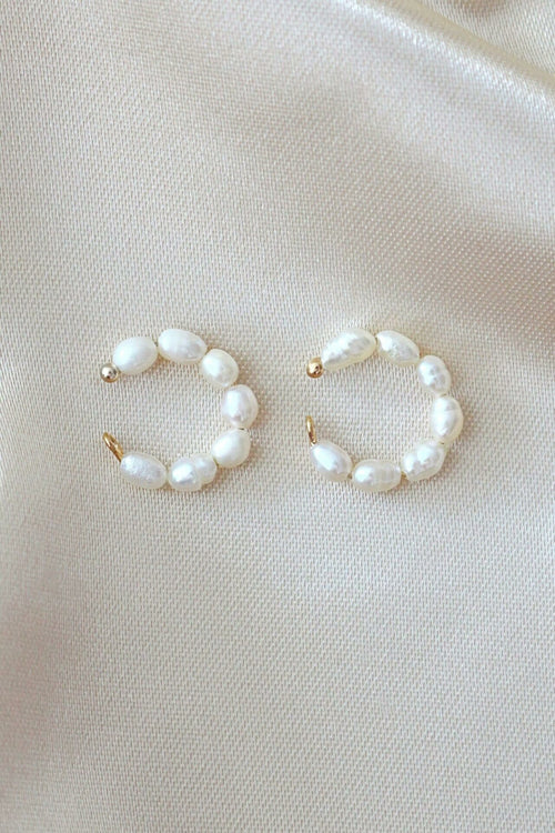 Freshwater Pearl - Ear Cuffs|18K