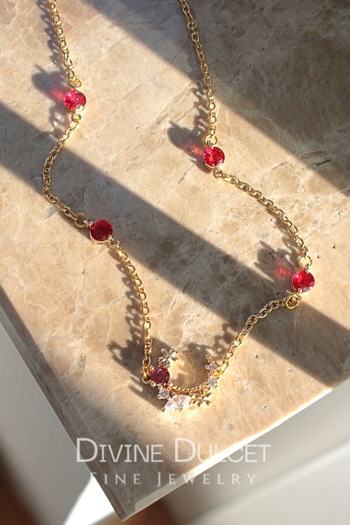 “Fairy Garden” Necklace | 24K