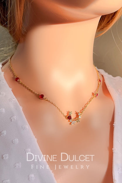 “Fairy Garden” Necklace | 24K